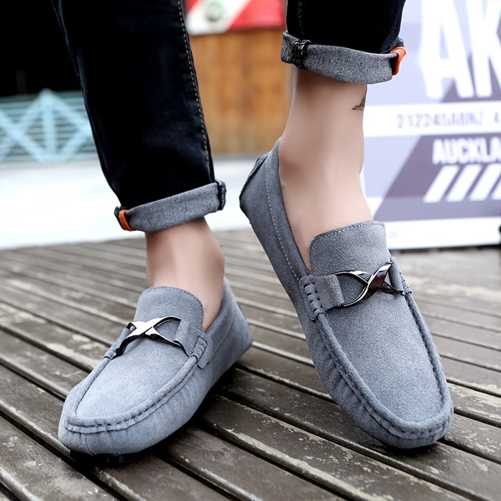 Callum | Cross Buckle Loafers