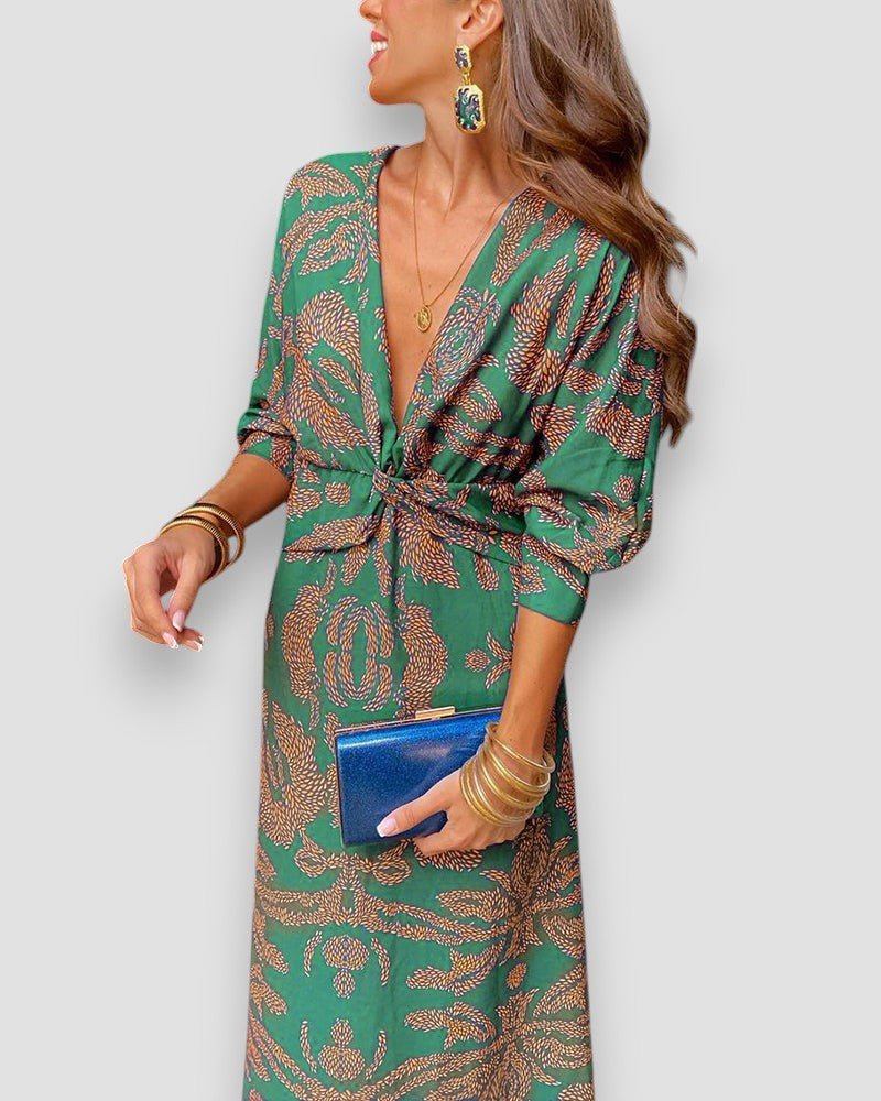 CELINE | SEXY V-NECK DRESS