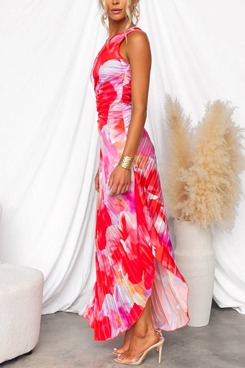 CINDY | ONE SHOULDER SUMMER DRESS