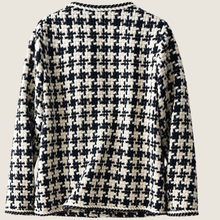 Classic Houndstooth Blazer