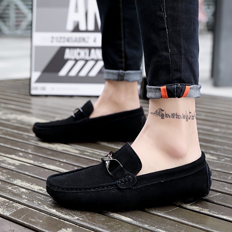 Callum | Cross Buckle Loafers