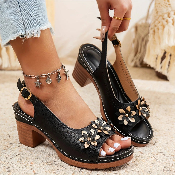 DIANA | STYLISH THICK HEELS SANDALS