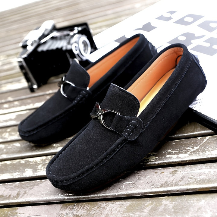 Callum | Cross Buckle Loafers