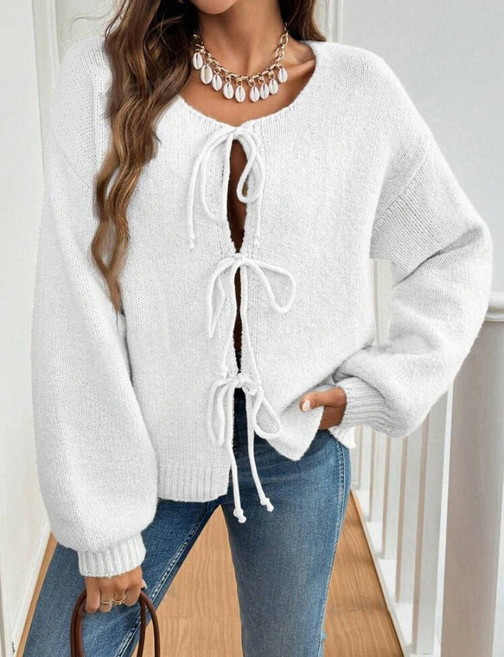 Emilia™ | Long Laced Gilet — Casual Chic with Subtle Charm
