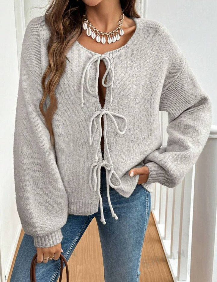 Emilia™ | Long Laced Gilet — Casual Chic with Subtle Charm