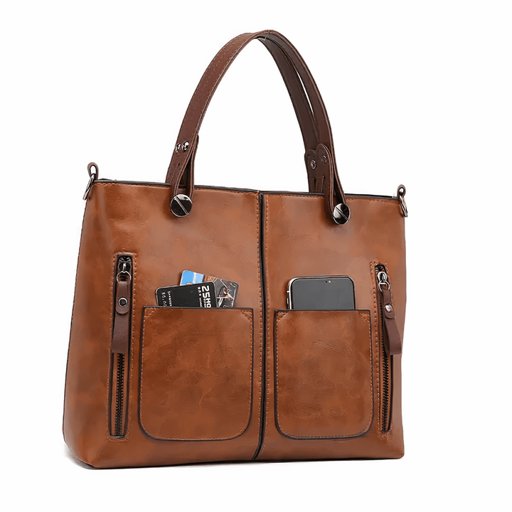 GAIL | VINTAGE LEATHER CROSSBODY BAG
