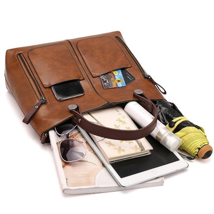 GAIL | VINTAGE LEATHER CROSSBODY BAG