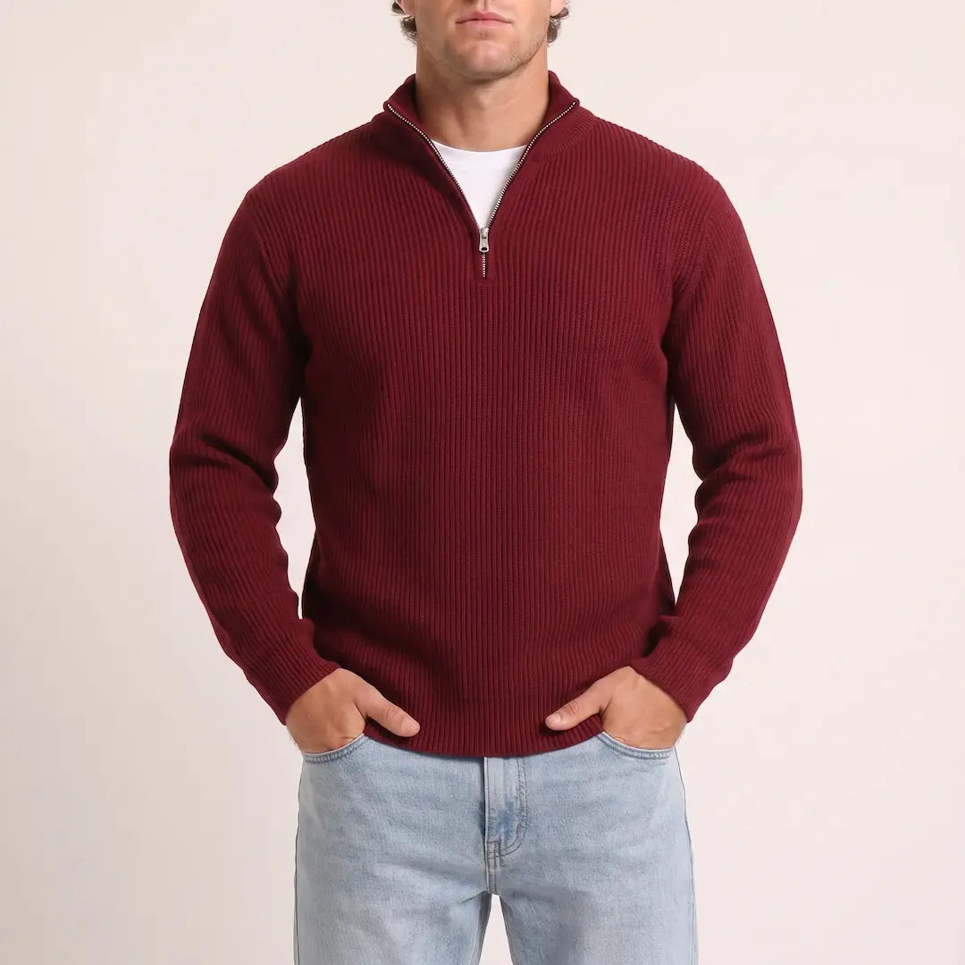 The Mosman Half-Zip Knit