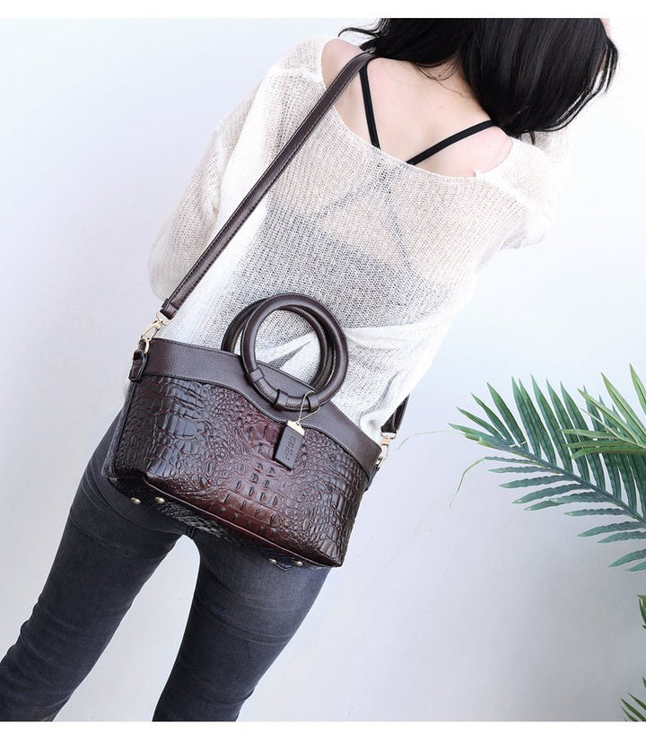 JAYE | STYLISH CROCODILE PATTERN HANDBAG
