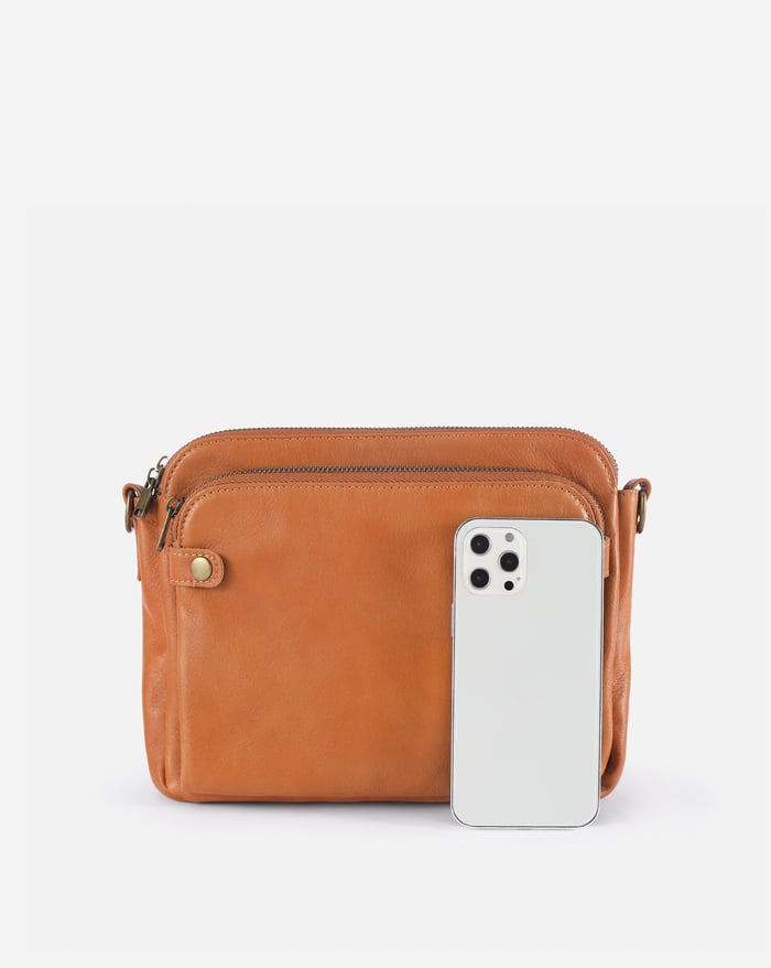 JENNIE | CHIC THREE LAYER CROSSBODY BAG