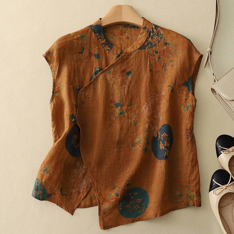 JESSA | ELEGANT LINEN TOP