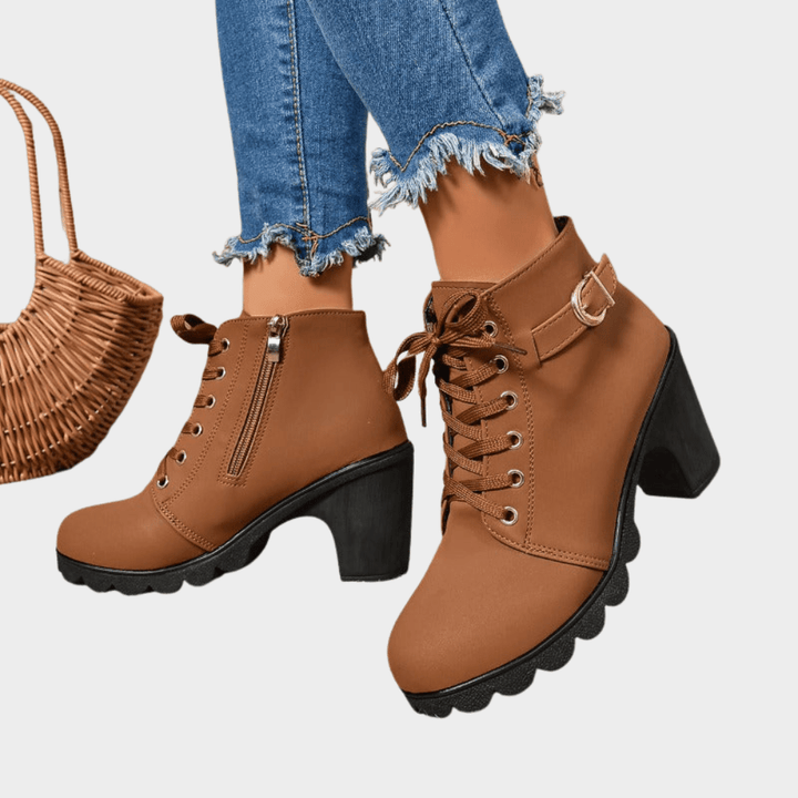 Kenna | Block Heel Ankle Boots