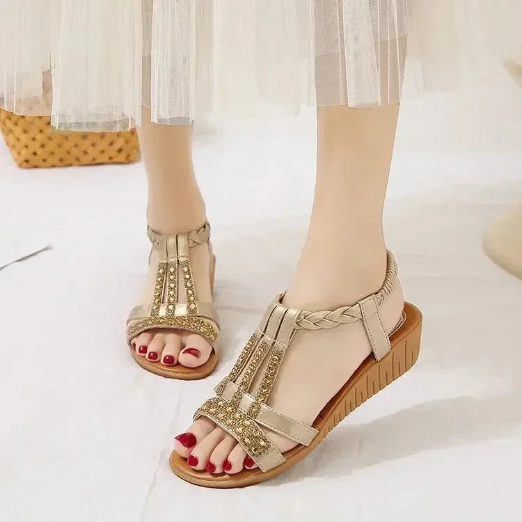 LAURA | STYLISH ORTHOPEDIC SMALL WEDGE SANDALS