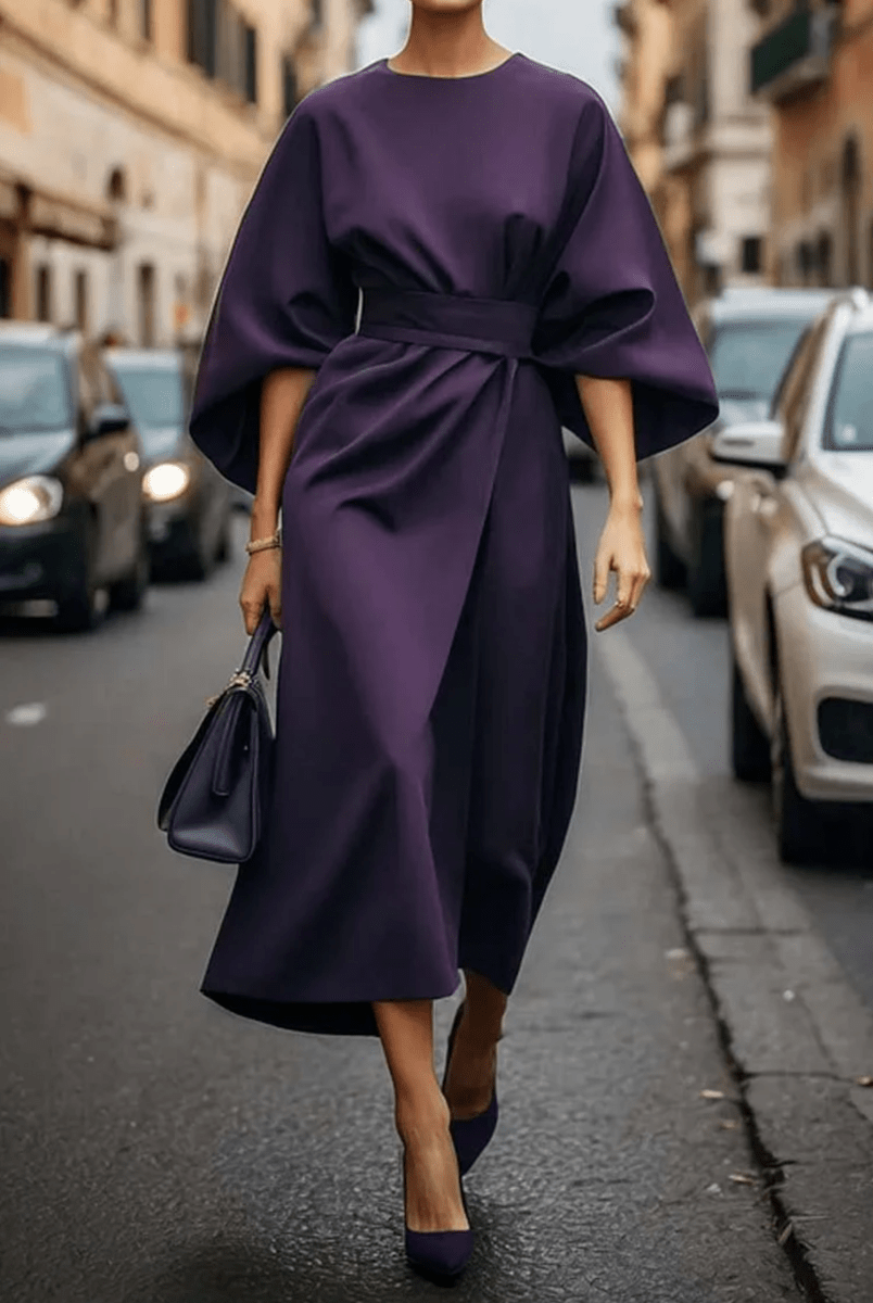 LILIANA |  CLASSIC LANTERN SLEEVE DRESS