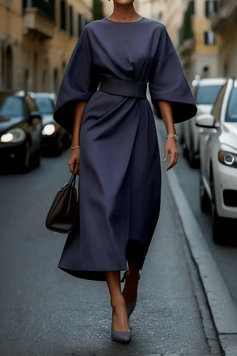 LILIANA |  CLASSIC LANTERN SLEEVE DRESS