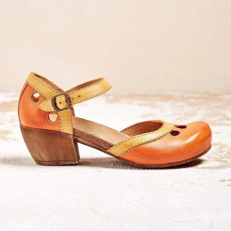 Liora | Comfortable Low-Heeled Sandals