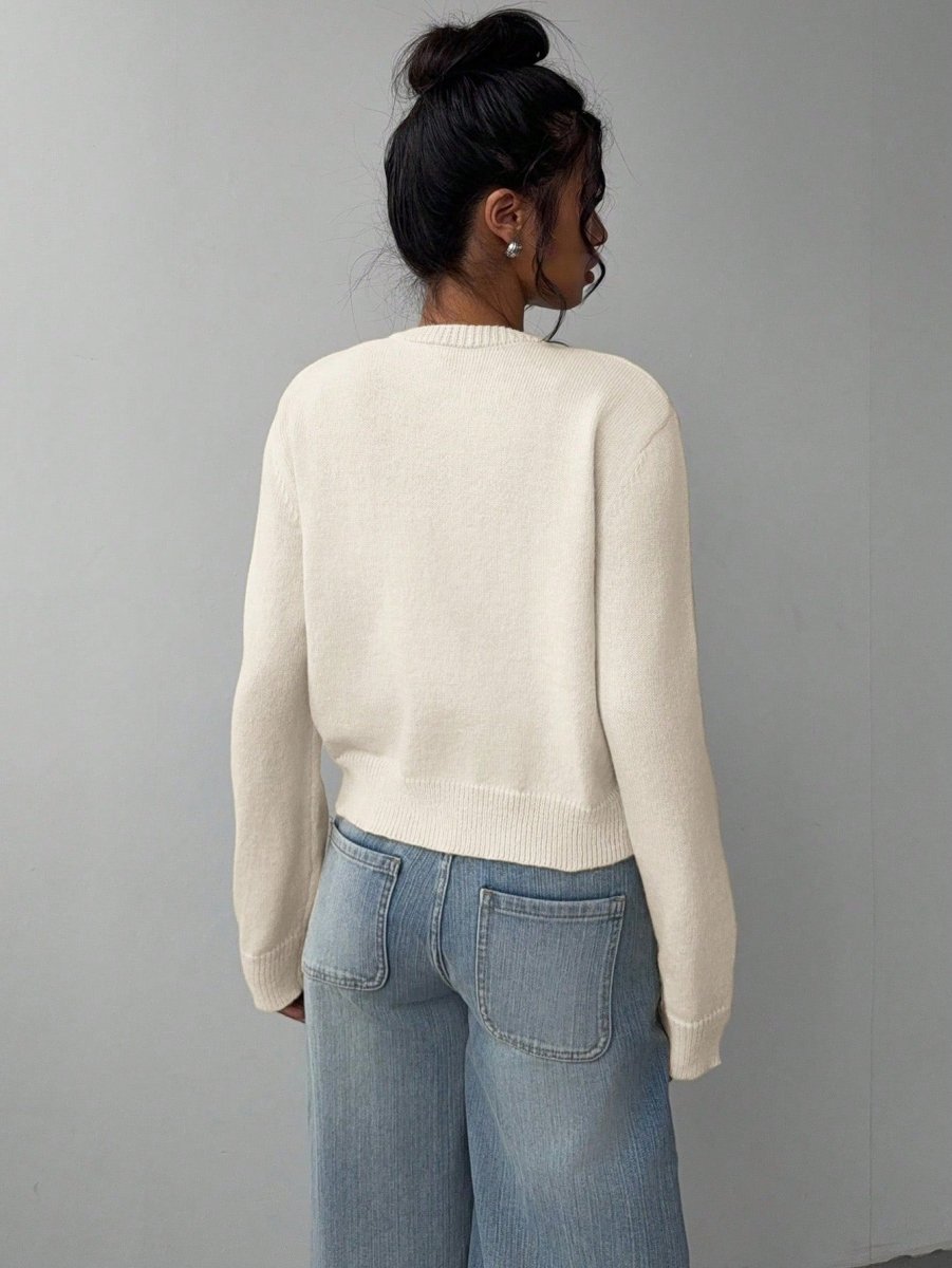 Mira™ | Fine Knit Long Pullover — Elegant Softness for Everyday