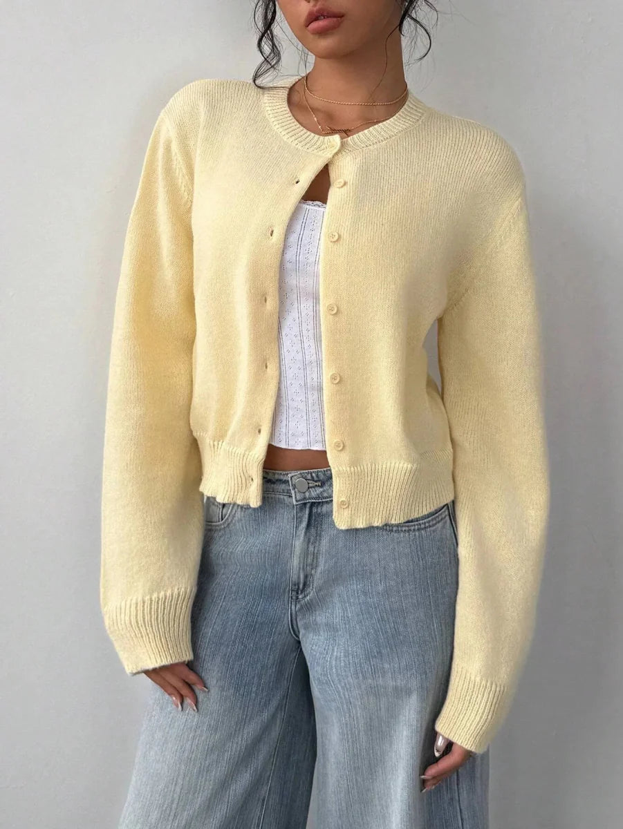 Mira™ | Fine Knit Long Pullover — Elegant Softness for Everyday