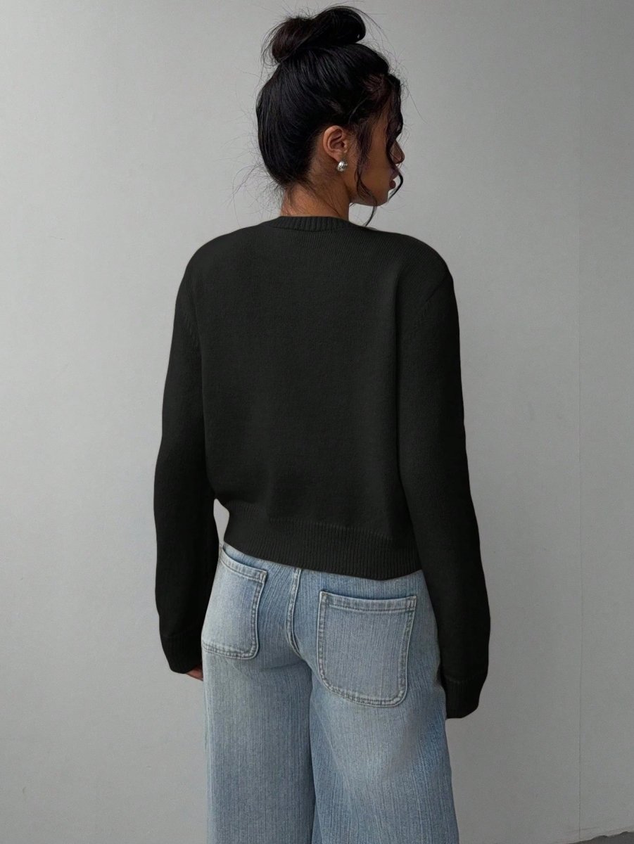 Mira™ | Fine Knit Long Pullover — Elegant Softness for Everyday