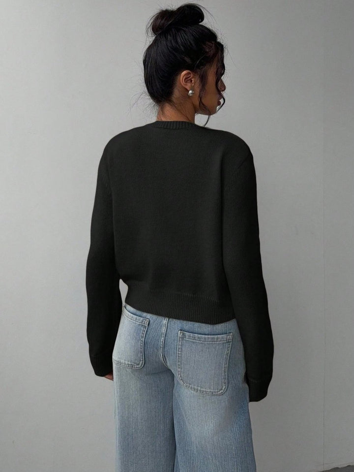 Mira™ | Fine Knit Long Pullover — Elegant Softness for Everyday