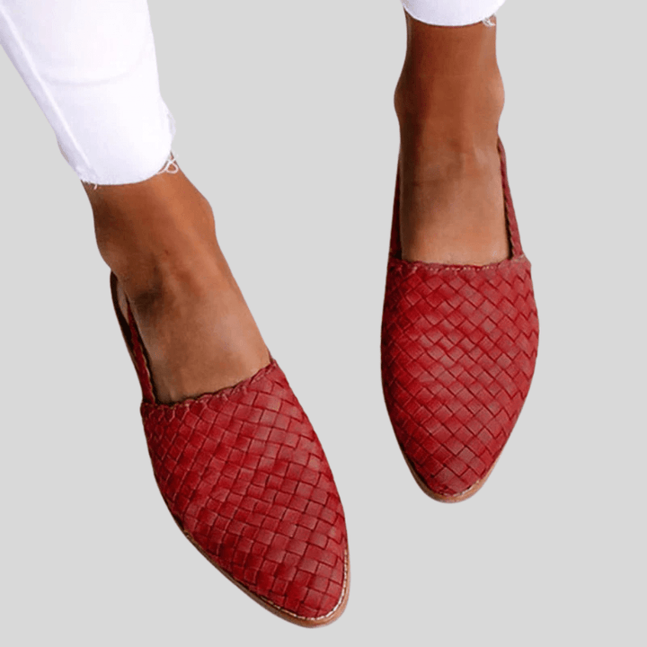 NATALIE | STYLISH WOVEN STLE SANDALS