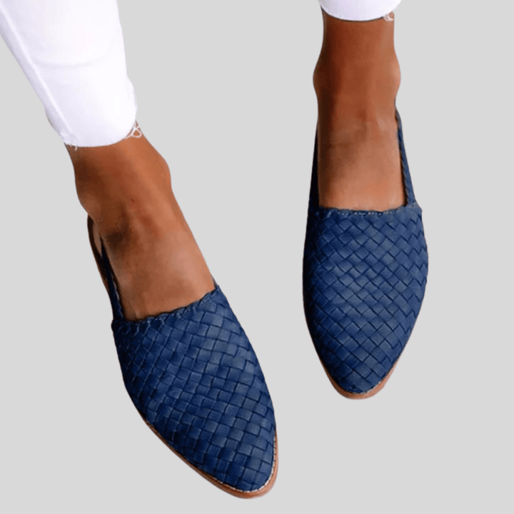 NATALIE | STYLISH WOVEN STLE SANDALS