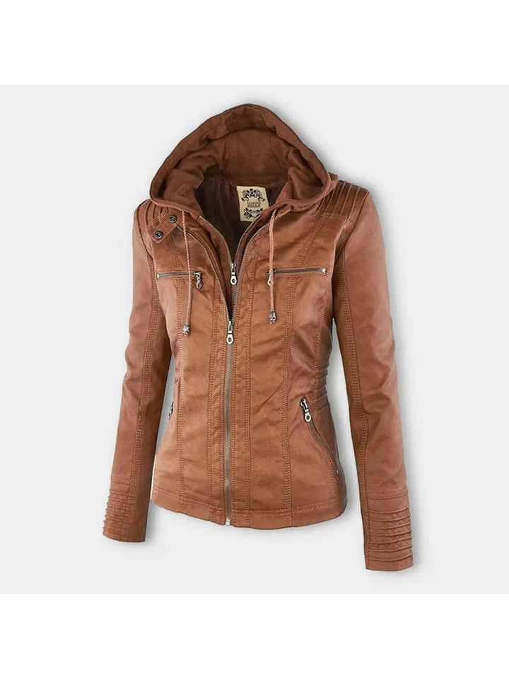 Olivia | Water-Resistant Hooded Jacket - Lumina
