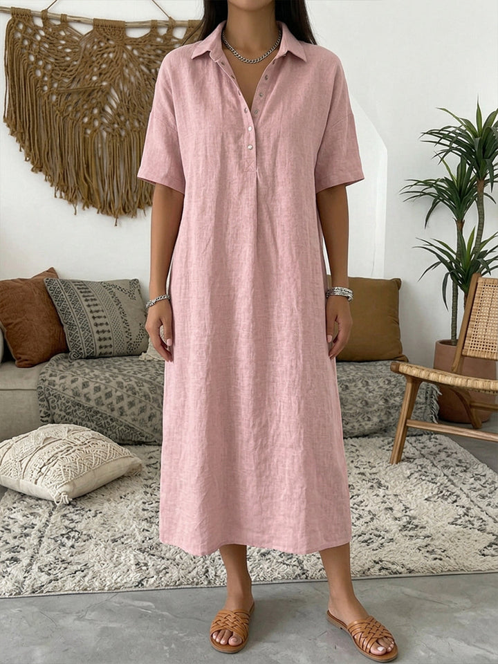 Relaxed Fit  Polo Dress Short Sleeve