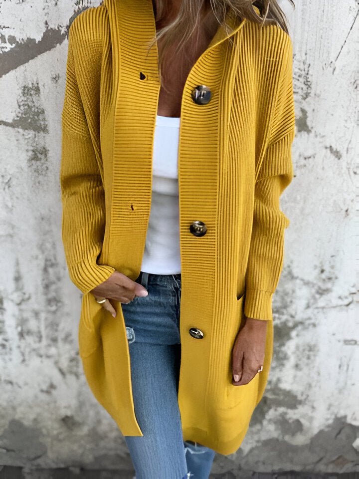 PRISCILLA™ | Spring/Fall Hooded Cardigan