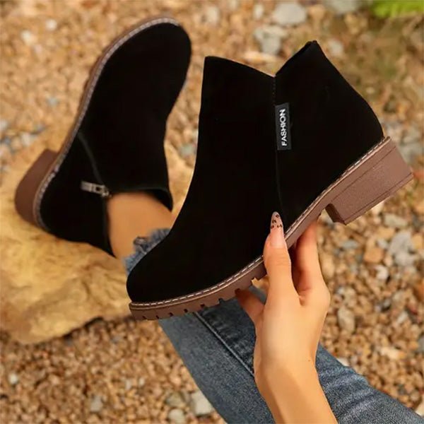 Revia | Vintage Style Ankle Boots