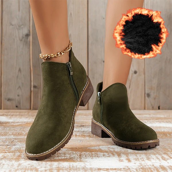 Revia | Vintage Style Ankle Boots