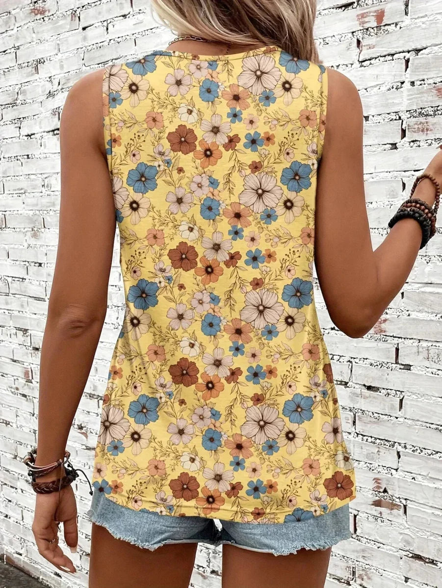 REYA | COMFORTABLE FLORAL SUMMER TOP