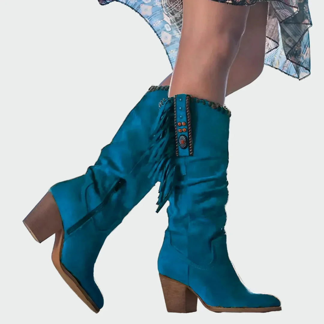 Sabine | Comfortable Leather Ankle Boots