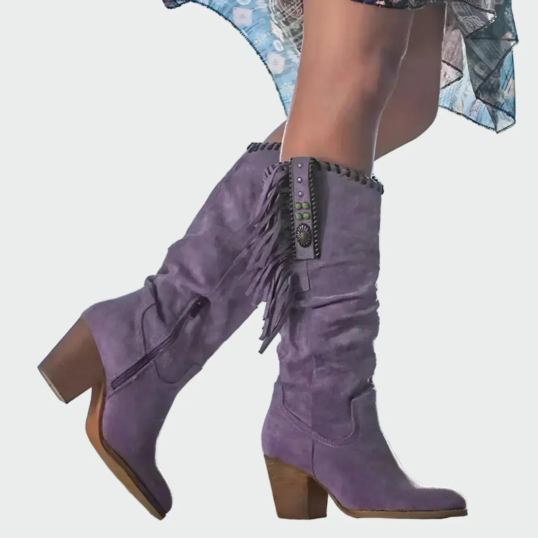 Sabine | Comfortable Leather Ankle Boots