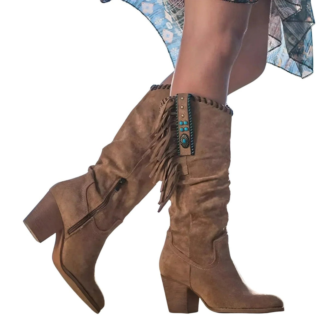 Sabine | Comfortable Leather Ankle Boots