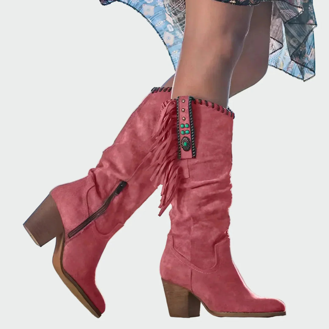 Sabine | Comfortable Leather Ankle Boots